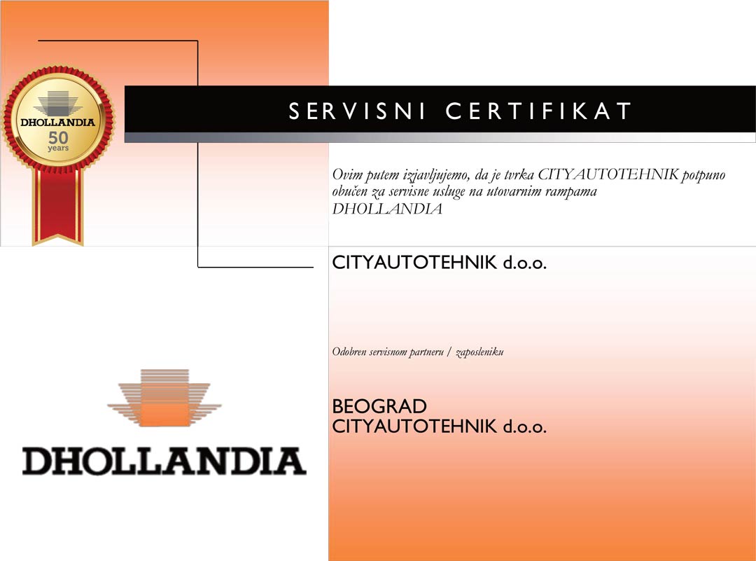 Dhollandia sertifikat cityautotehnik